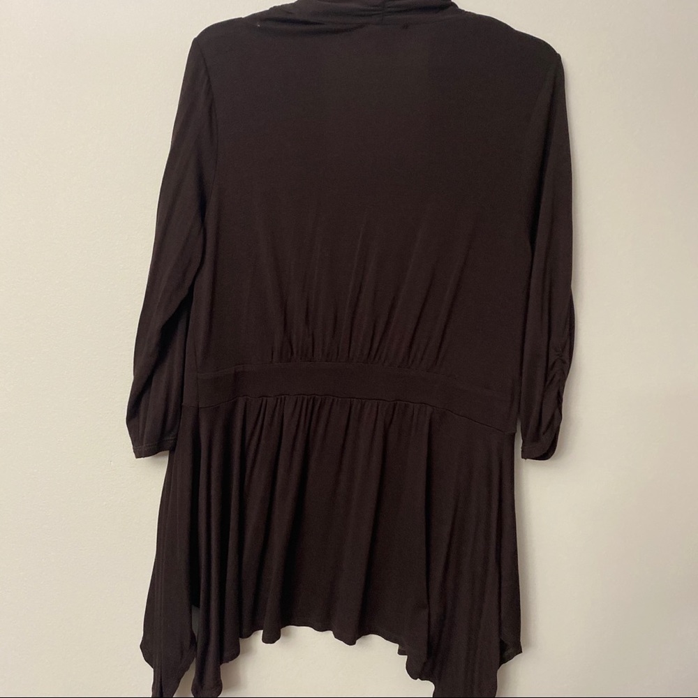 Brown cardigan